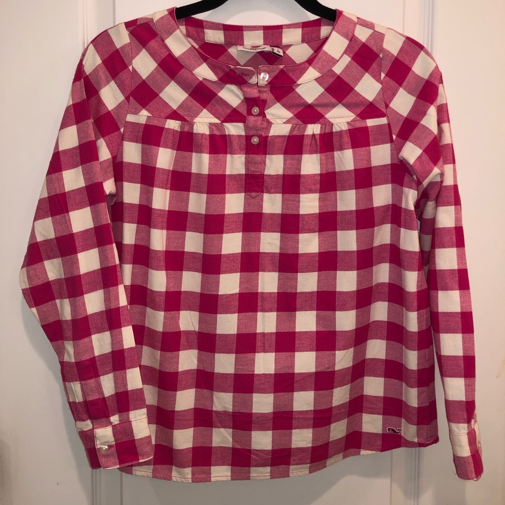 Vineyard Vines Flannel Top